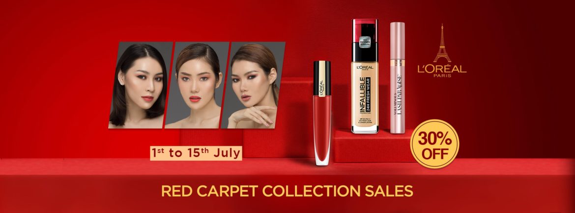 L’Oreal Paris Red Carpet Special Collection (30% Off Promotion)