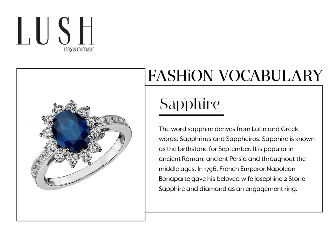 Sapphire – Fashion Vocabulary