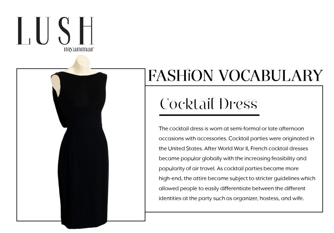 Cocktail Dress – Fashion Vocabulary