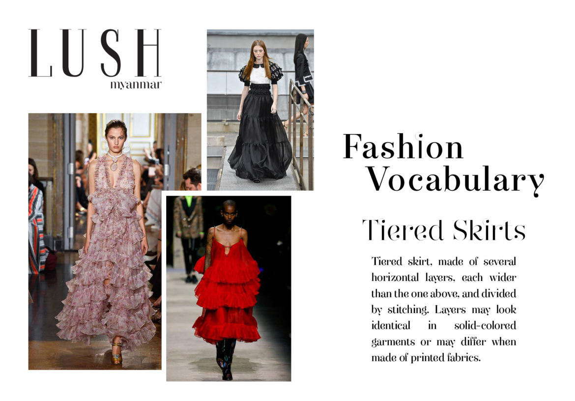 Fashion Vocabulary: Tiered skirt