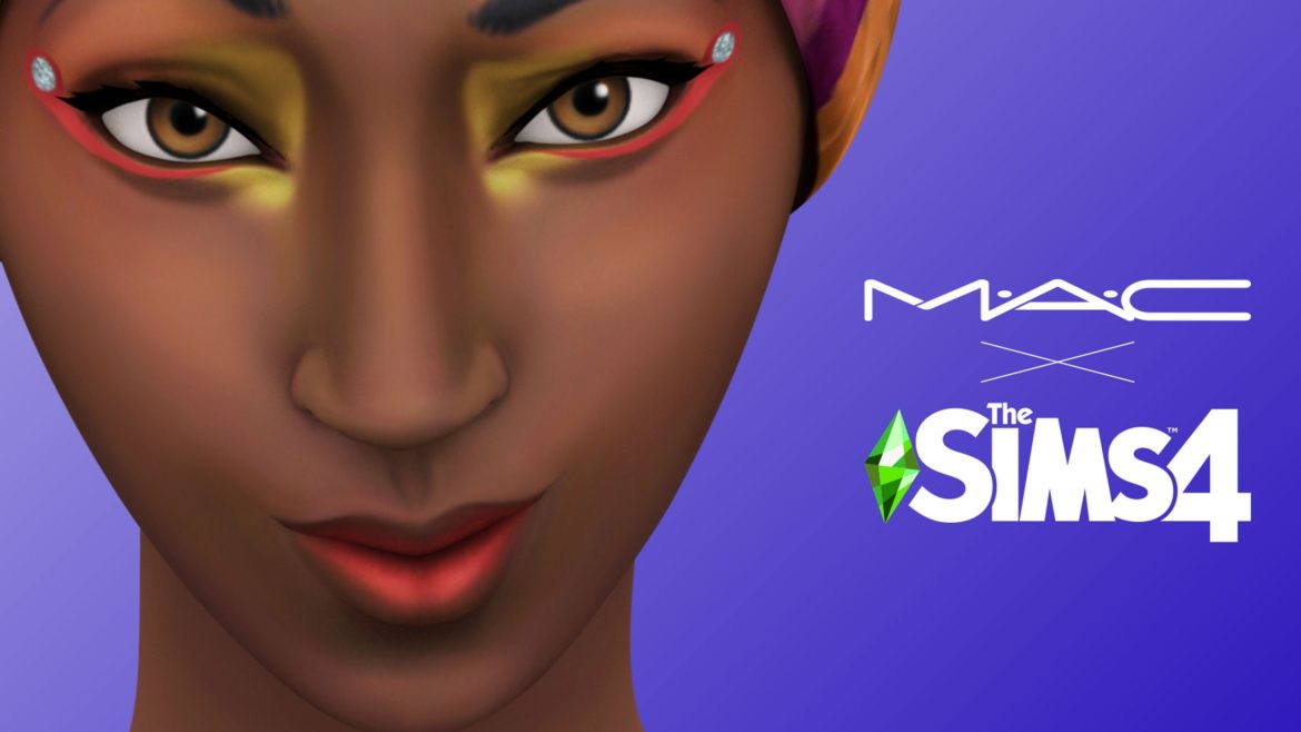 Sims4 နဲ့ MAC တို့ collaborate လုပ်ထားတဲ့ Sims4 customized makeup looks